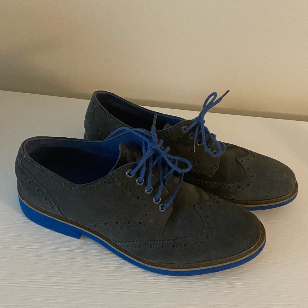 Steve Madden Suede Wingtip Oxfords: Men’s Size 11